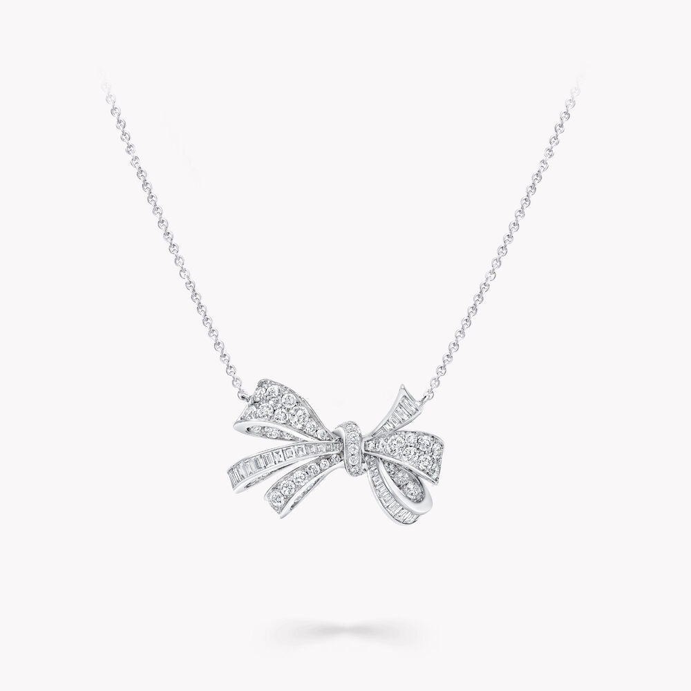 Graff Tilda Box Classic Silver Cubic Zirconia Necklace