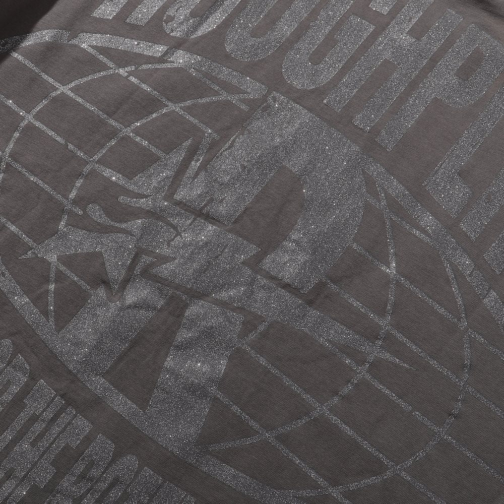 Rough Play Skull Globe Sleeveless T-Shirt — detail