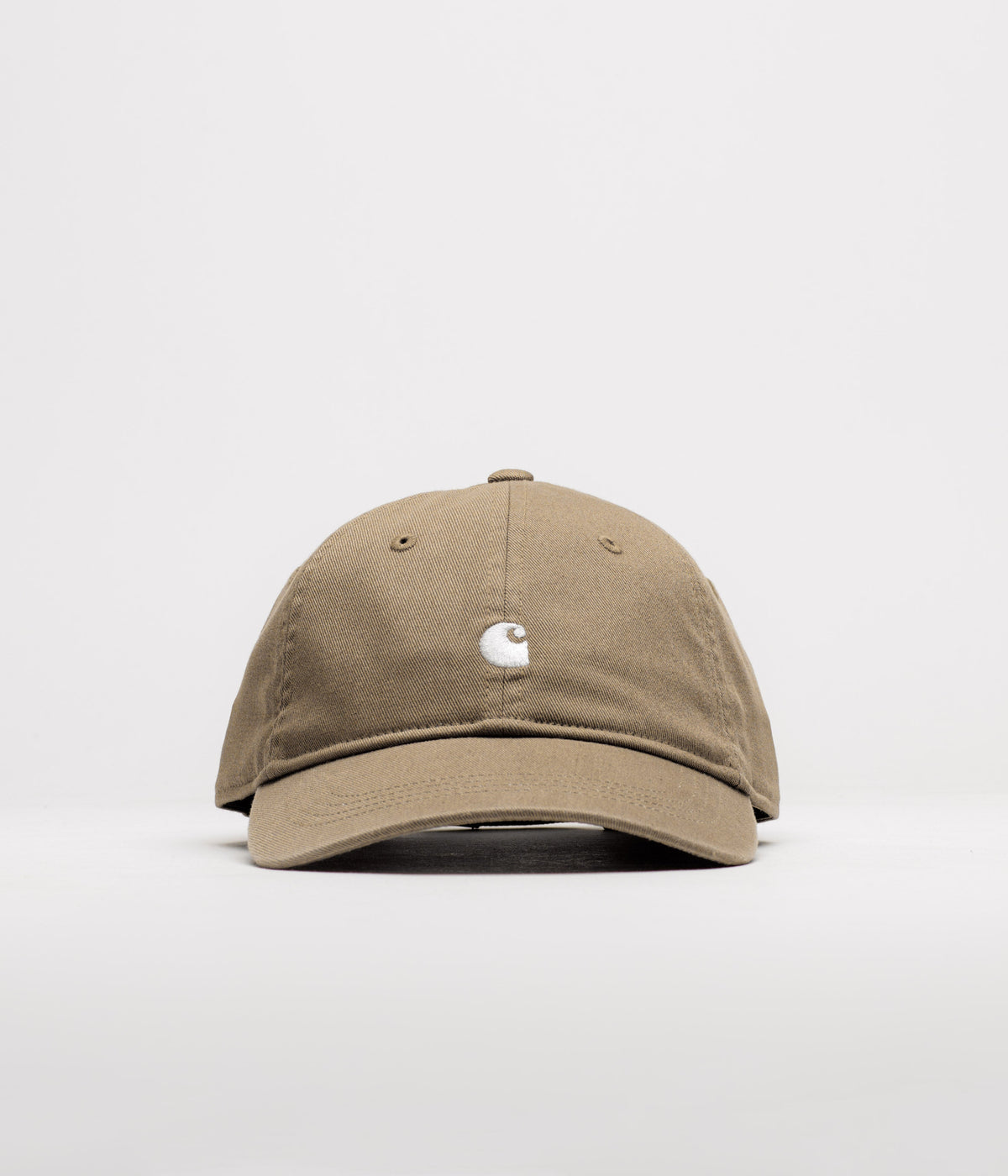 Carhartt Madison Logo Cap - Leather / White