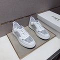 Dior Men's Patterned Panel Low-Top Sneakers — hero